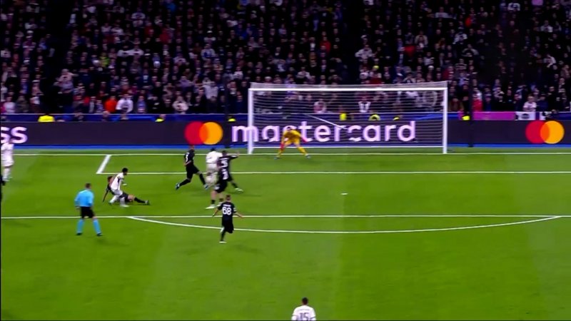 گل اول رئال مادرید به ناپولی توسط رودریگو