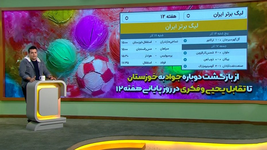 بررسی نتایج هفته دوازدهم لیگ برتر