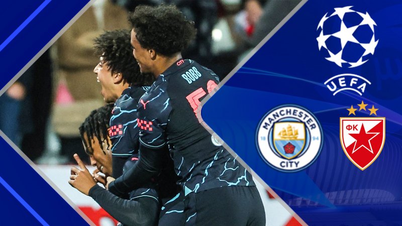 خلاصه بازی ستاره سرخ بلگراد 2 - منچسترسیتی 3 