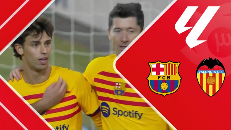 خلاصه بازی والنسیا 1 - بارسلونا 1