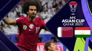 خلاصه بازی تاجیکستان 0 - قطر 1
