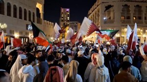 اختصاصی از شادی قطری‌ها بعد از برد مقابل چین