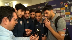  شوخی بازیکنان تیم ملی با فارسی حرف زدن قدوس 