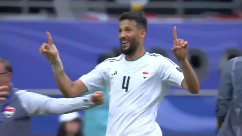 گل اول عراق به اردن توسط ناطق