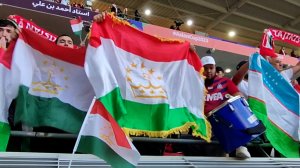 جو ورزشگاه احمد‌بن‌علی پس از بازی اردن و تاجیکستان
