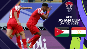خلاصه بازی تاجیکستان 0 - اردن 1