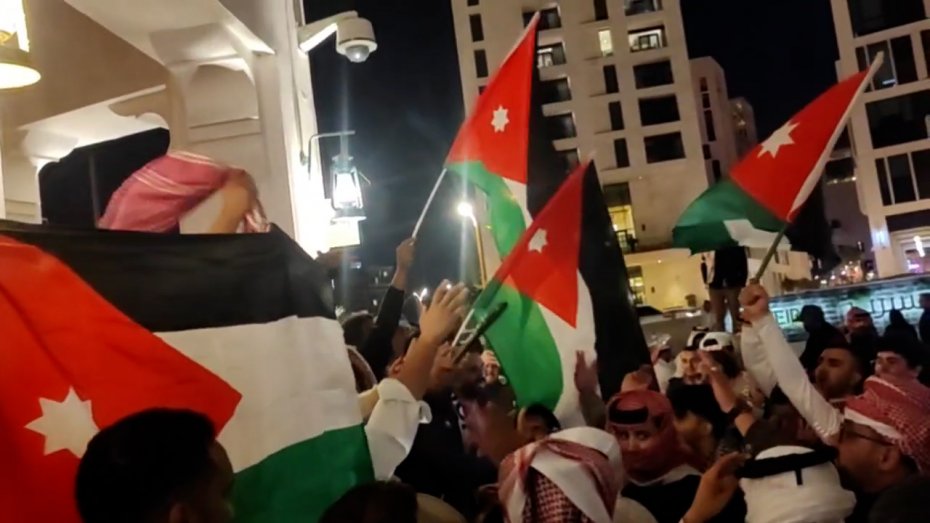 خوشحالی تمام‌نشدنی اردنی‌ها پس از صعود به فینال