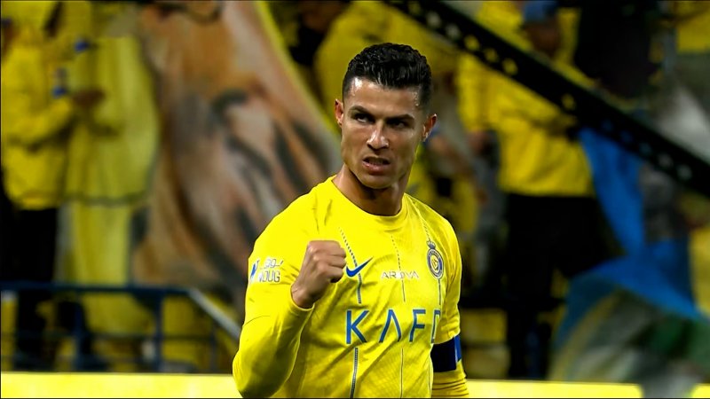 گل اول النصر به الفتح توسط کریستیانو رونالدو