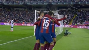 گل دوم بارسلونا به ختافه توسط ژوائو فلیکس