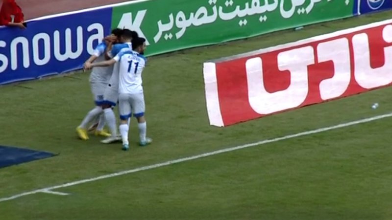 گل اول ملوان به فولاد توسط سلیمانی