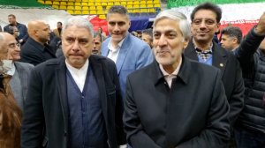 حضور وزیر ورزش در سالن شهید افراسیابی در روز انتخابات