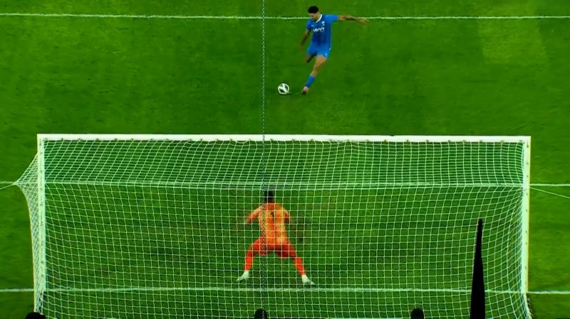گل اول الهلال به الاتحاد (میتروویچ - پنالتی)