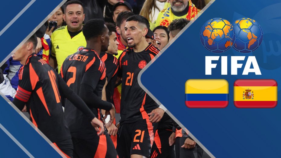 خلاصه بازی اسپانیا 0 - کلمبیا 1