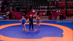 پیروزی عموزاد در وزن 65kg در نیمه نهایی