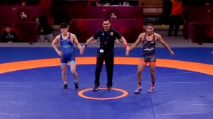 پیروزی عموزاد در وزن 65kg مقابل حریف قرقیزستانی