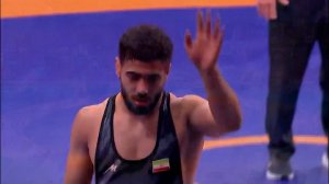 پیروزی فیروزپور در وزن 92KG مقابل حریفی از چین
