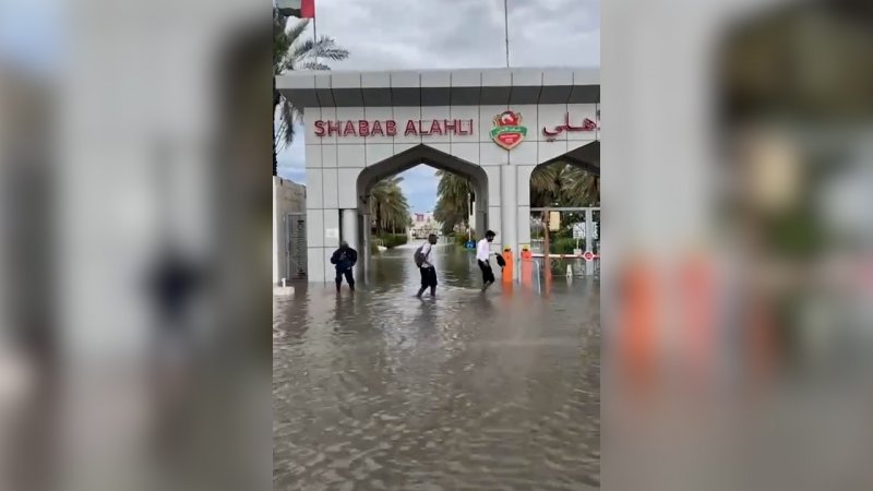 ویدیوی اختصاصی ورزش سه از سیل شدید در دبی