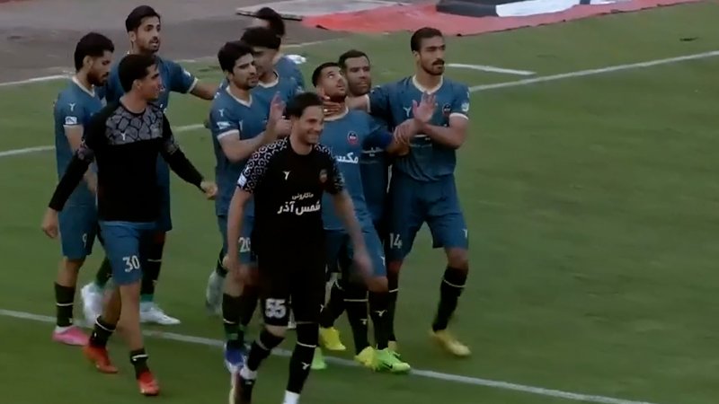 گل اول شمس آذر به پیکان توسط سرآبادانی