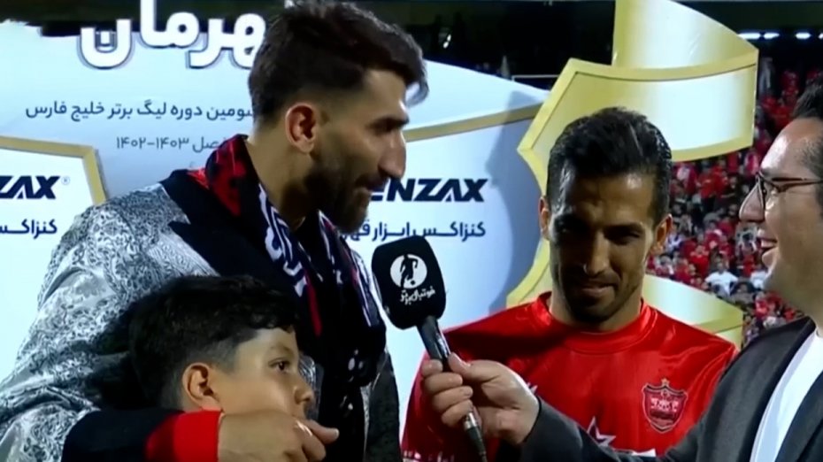 تبریک امیری و بیرانوند به هواداران پرسپولیس