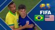 خلاصه بازی آمریکا 1 - برزیل 1