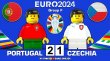 شبیه‌سازی بازی پرتغال و چک در یورو 2024 با لگو