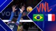 خلاصه والیبال فرانسه 3 - برزیل 2