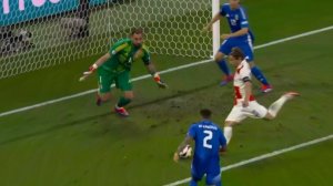 جبران پنالتی؛ گل اول کرواسی به ایتالیا توسط مودریچ