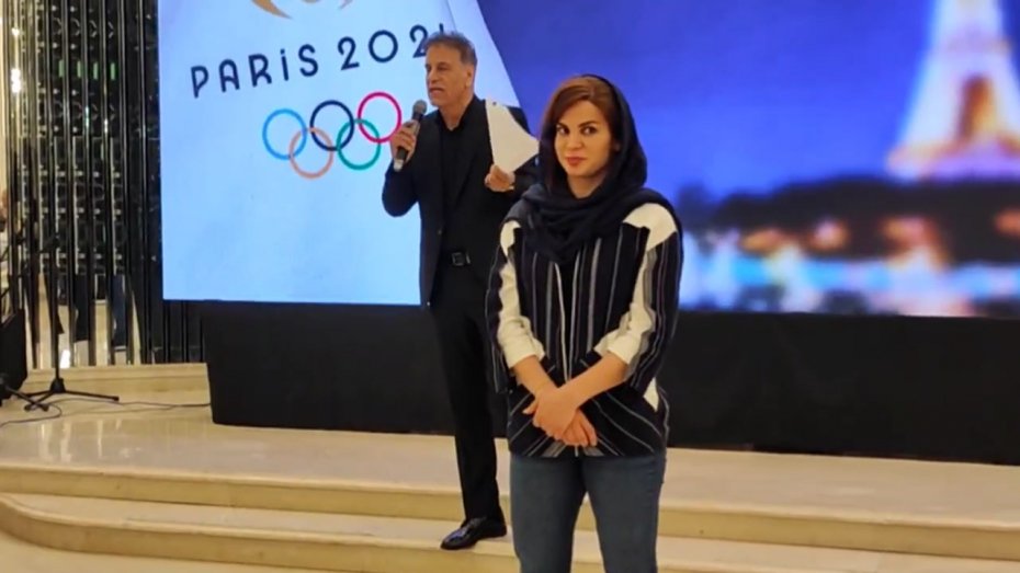 ندا شهسواری پرچمدار کاروان ایران در المپیک پاریس