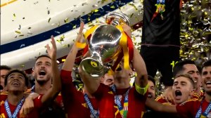 مراسم اهدای مدال و جام قهرمانی اسپانیا (یورو ۲۰۲۴)