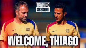 تمرینات بارسلونا با بازگشت تیاگو به عنوان مربی