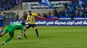 گل اول الاتحاد به الهلال توسط کریم بنزما