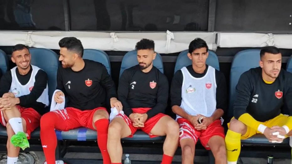 نیمکت پرمهره پرسپولیس در دیدار برابر گل‌گهر