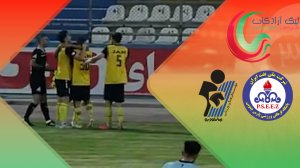 خلاصه بازی پارس جنوبی جم 1 - پیکان 1
