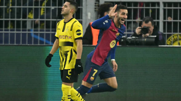 دبل فران تورس؛ گل سوم بارسلونا به دورتموند