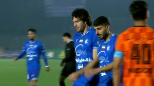 گل اول استقلال به مس کرمان توسط بلانکو