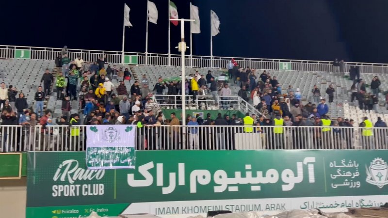 تشکر حسینی از تماشاگران پس از بازی با استقلال