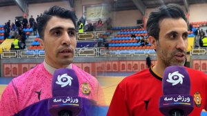 گفت‌وگو با اعضای دو تیم فوتسال ایرالکو و کراپ الوند
