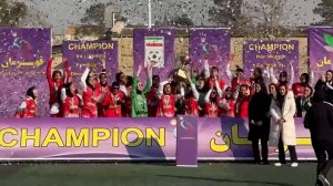 جشن قهرمانی زنان پرسپولیس با حضور درویش