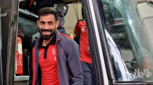 ورود بازیکنان پرسپولیس به ورزشگاه وطنی