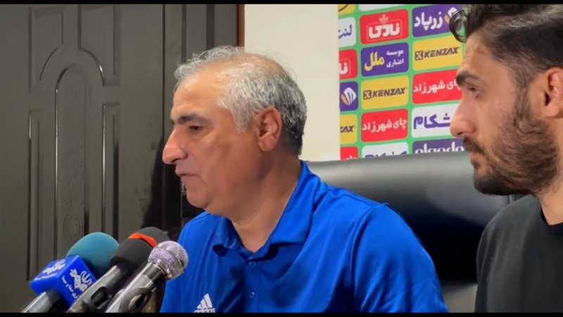 کنفرانس خبری ساکت الهامی بعد از بازی با گل گهر