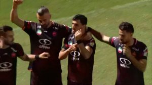 گل اول پرسپولیس به مس رفسنجان توسط علیپور