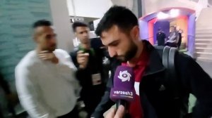 سیامک نعمتی با عذرخواهی از ورزشگاه خارج شد