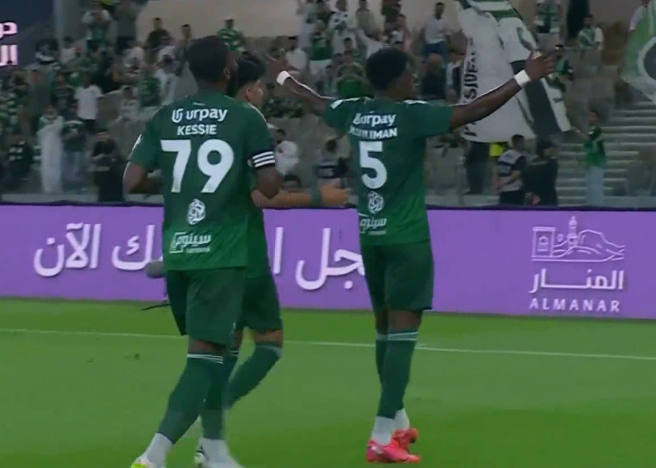 گل اول الاهلی به التعاون (سلیمان)