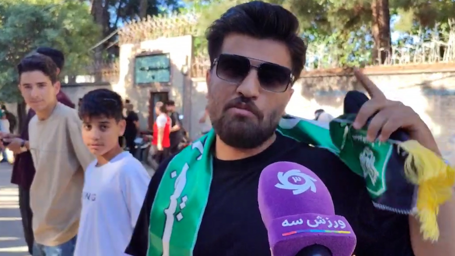 گفت‌وگو با هواداران خیبر پیش از بازی با پرسپولیس