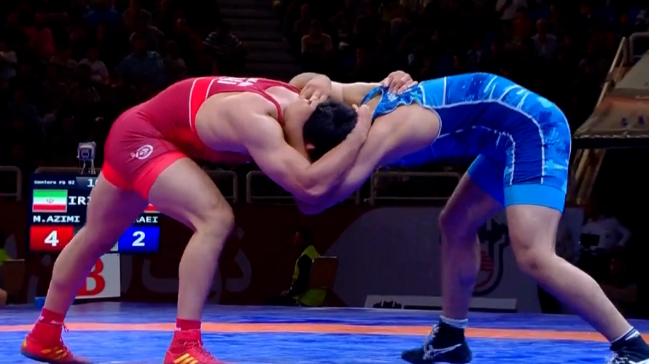 قهرمانی محمدمبین عظیمی در وزن 92Kg