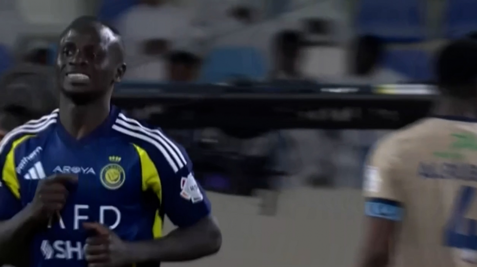 هتریک مانه، گل هفتم النصر به الاخدود