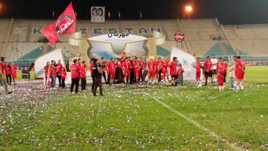 رقص عربی پورحمیدی بعد از جشن قهرمانی