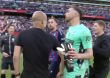 درگیری پپ و هندرسون در پایان بازی فینال FA CUP