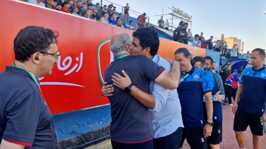 خوش‌وبش سرمربیان آریو و صنعت‌نفت پیش از بازی