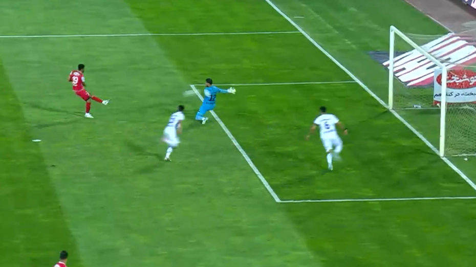 سیو زیبای آرشا شکوری مقابل پرسپولیس